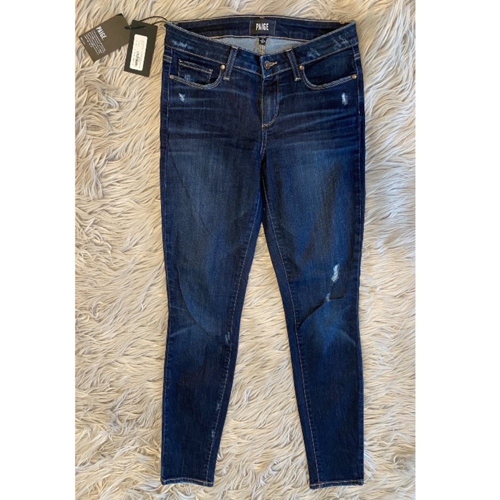 PAIGE Verdugo Ultra Skinny Dark Blue Jeans Size 27 NWT